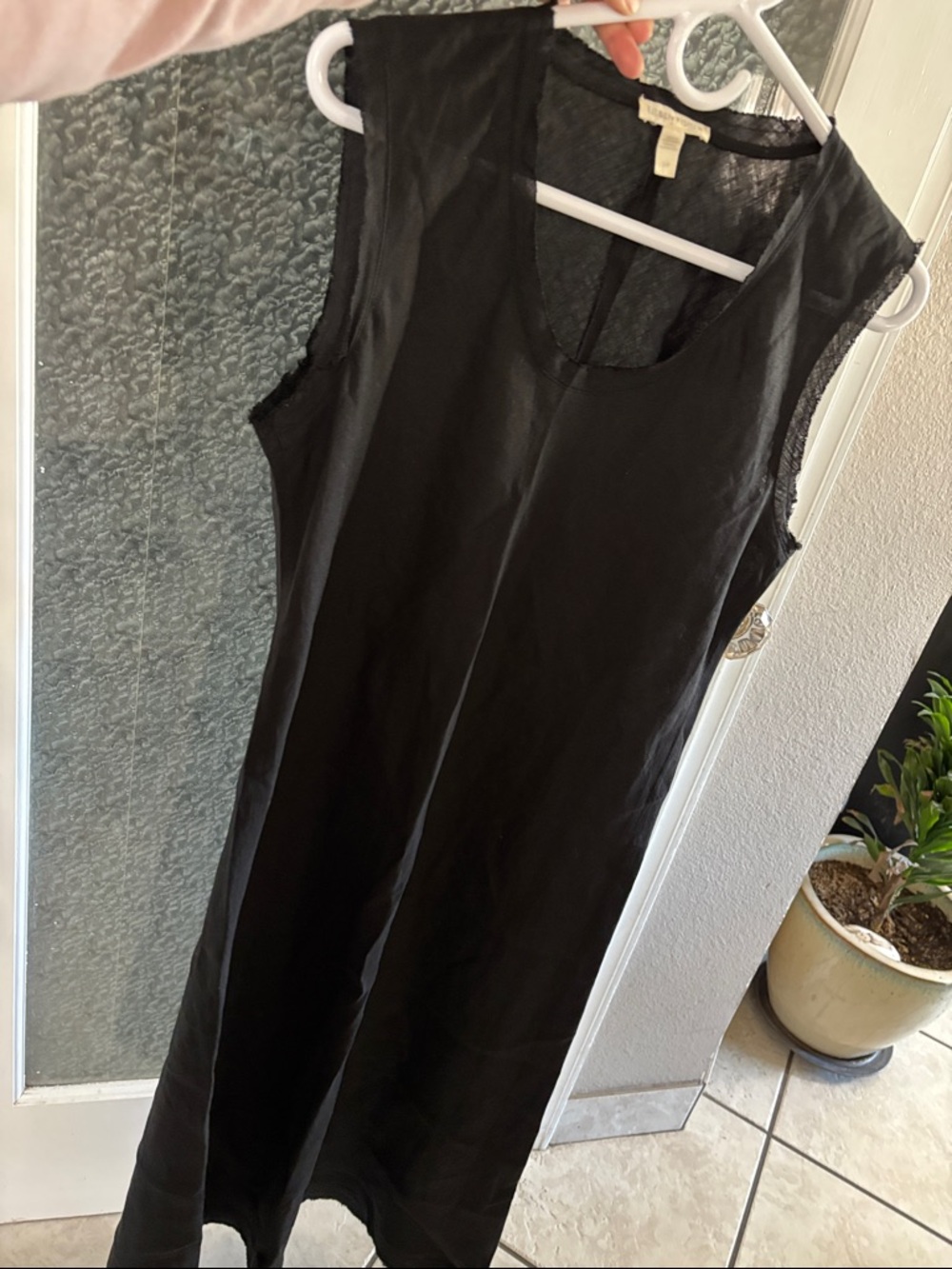 Eileen Fisher Organic Linen maxi dress